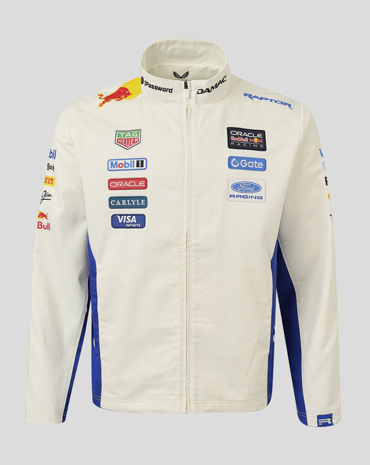 2026 Red Bull Racing Austin SE Motor Jacket - Egret/Dazzling Blue