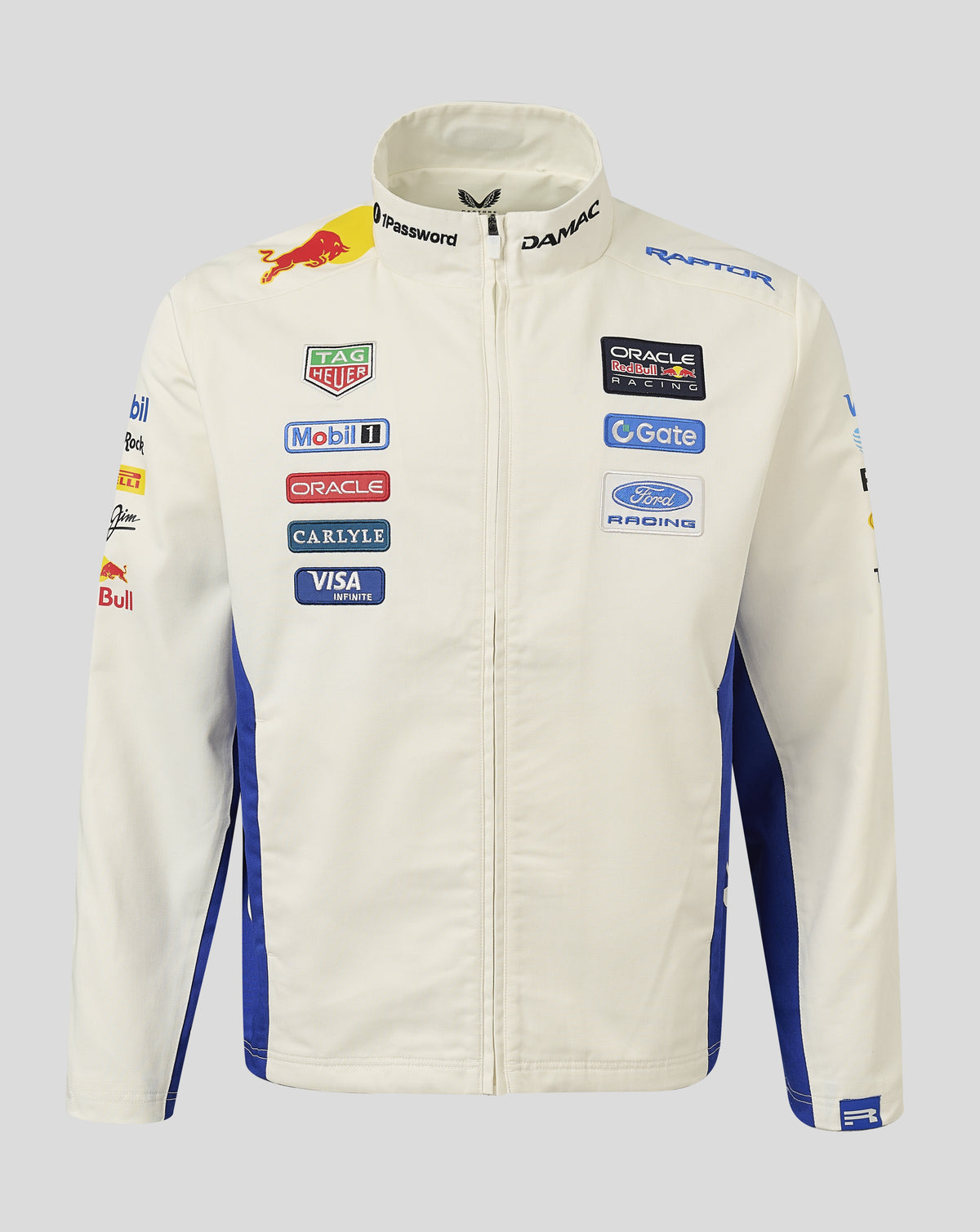 2026 Red Bull Racing Austin SE Motor Jacket - Egret/Dazzling Blue