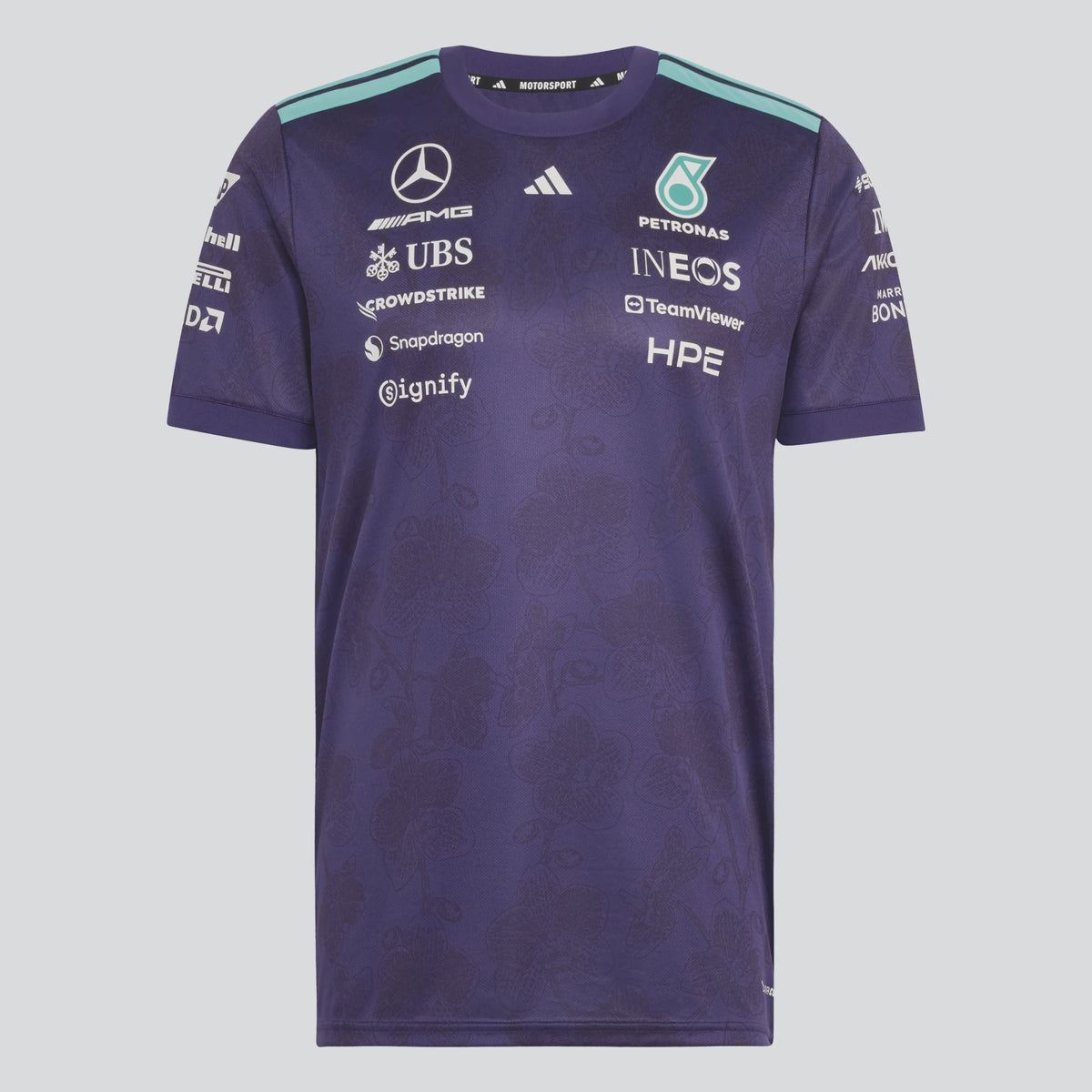 2026 Mercedes AMG Petronas Mens Team Singapore GP Vanda Bloom Jersey